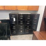 lot of 4 storage cabinets