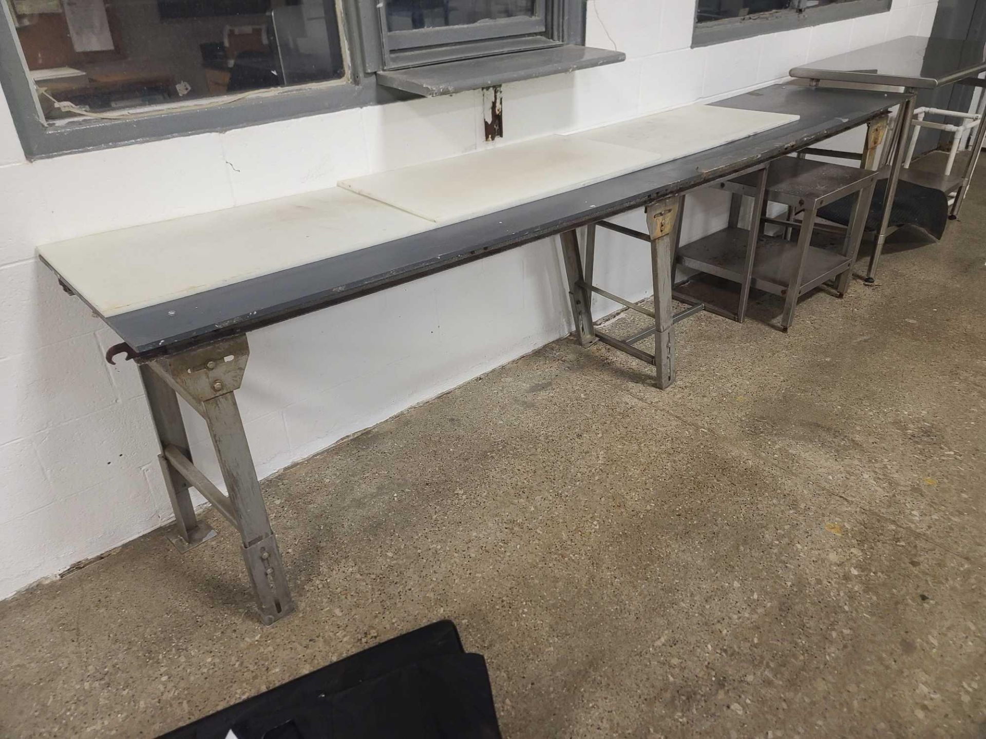 Five Stainless Steel Tables - Image 11 of 11