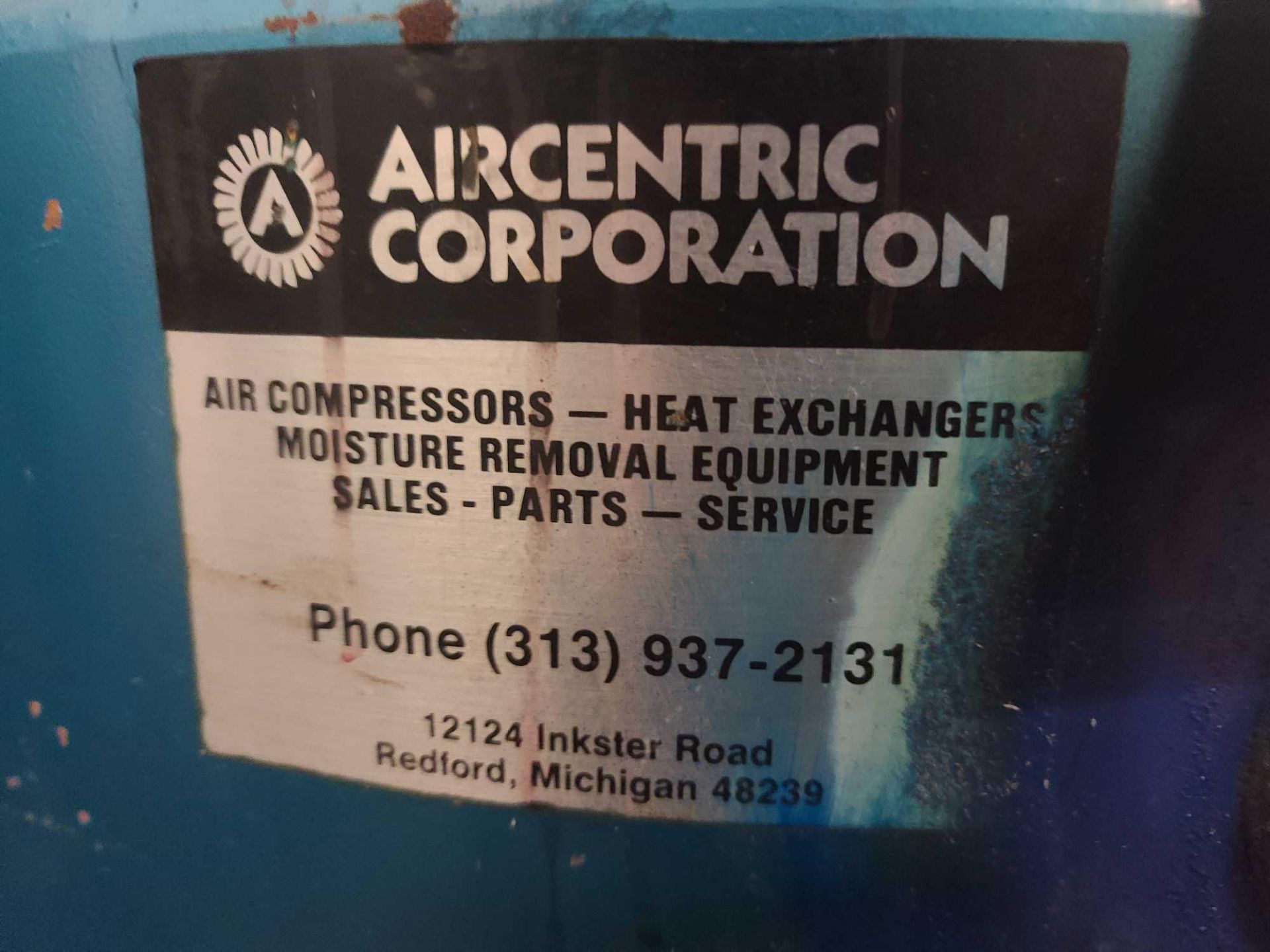 Aircentric Corporation 200 PSI Air Compressor - Image 7 of 10