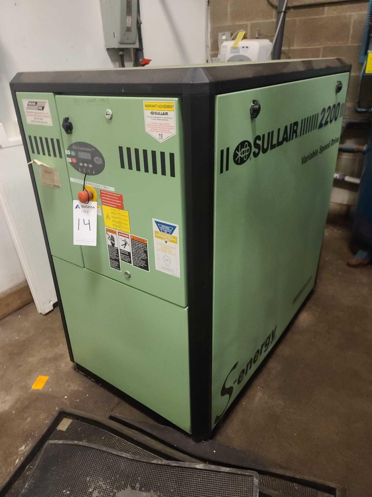 Sullair 2209V AC Air Compressor - Image 9 of 9