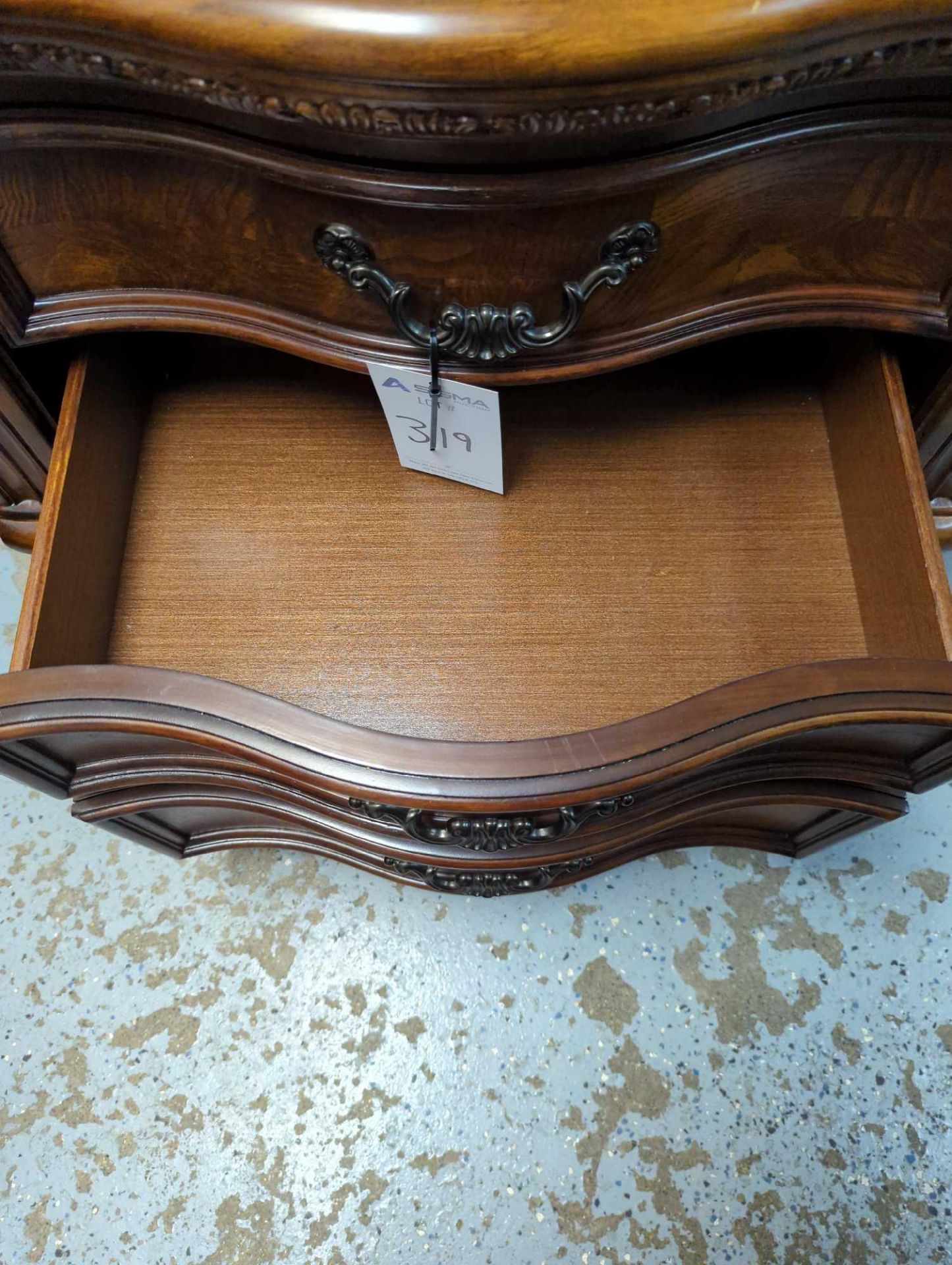 Pulaski Furniture Hardwood Bedside End Table - Image 7 of 9