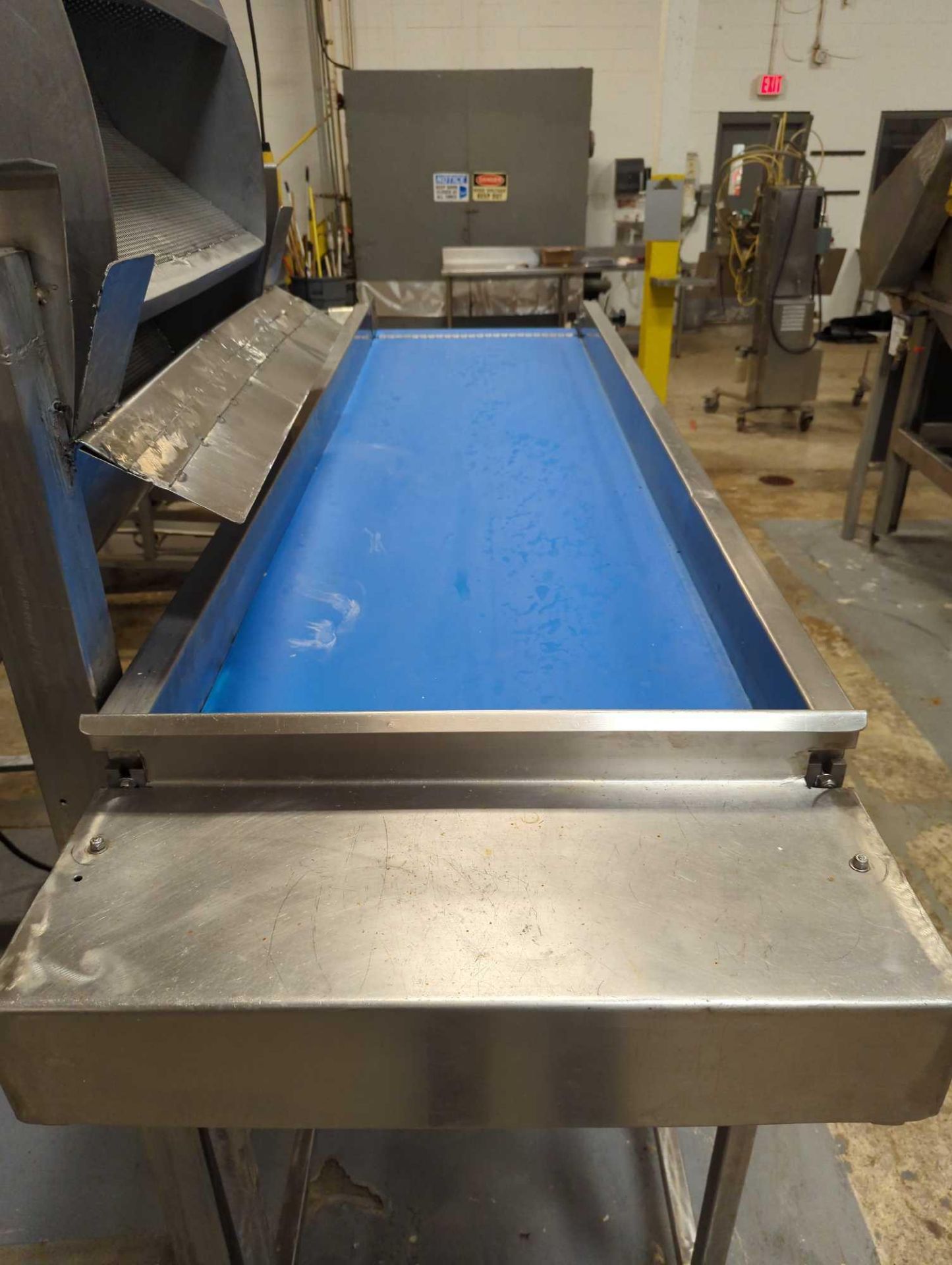 Sanitary Blue Belt Conveyor - Image 4 of 11