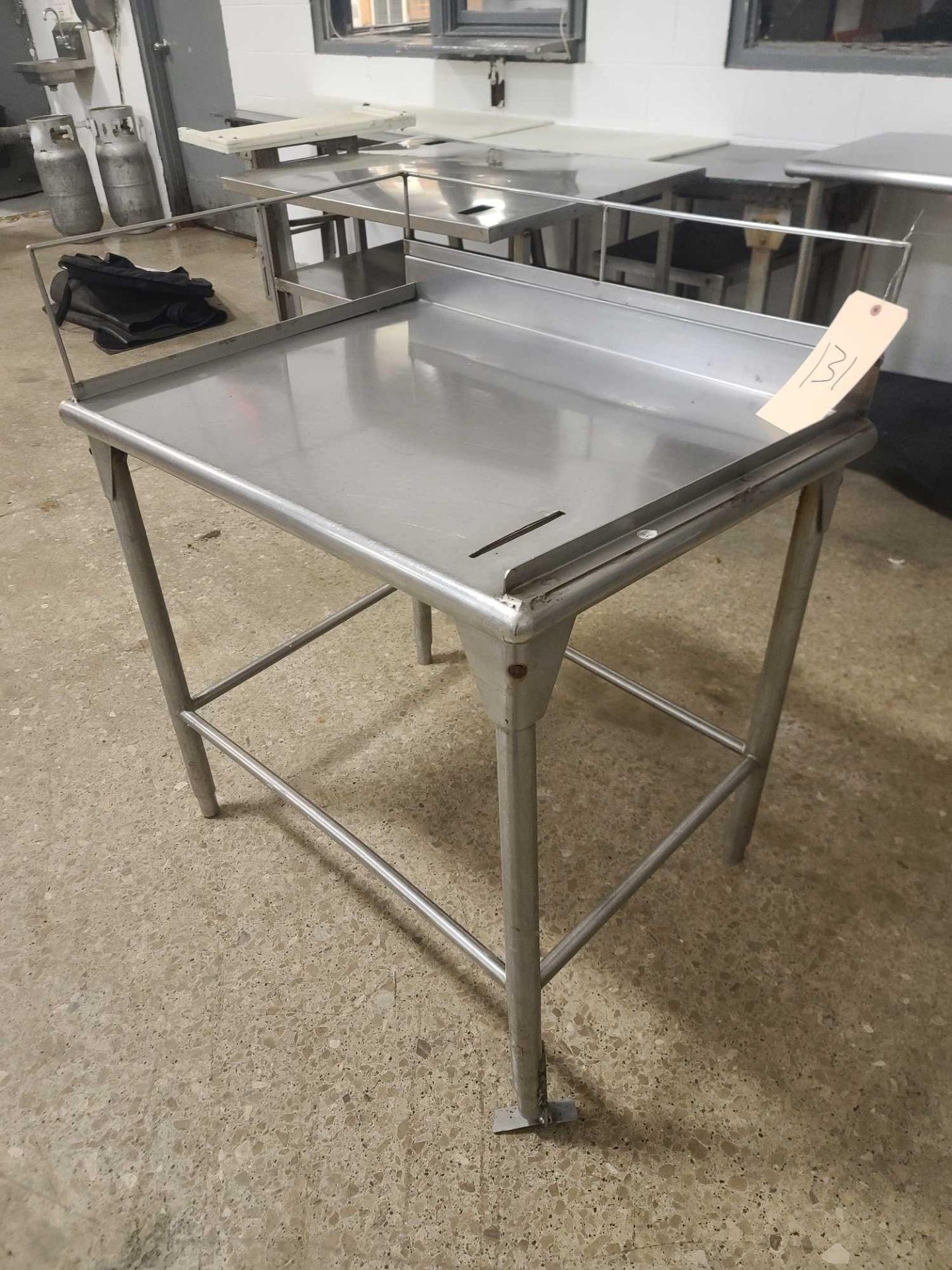 Five Stainless Steel Tables - Image 3 of 11