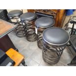 Set of 4 Bar Stools