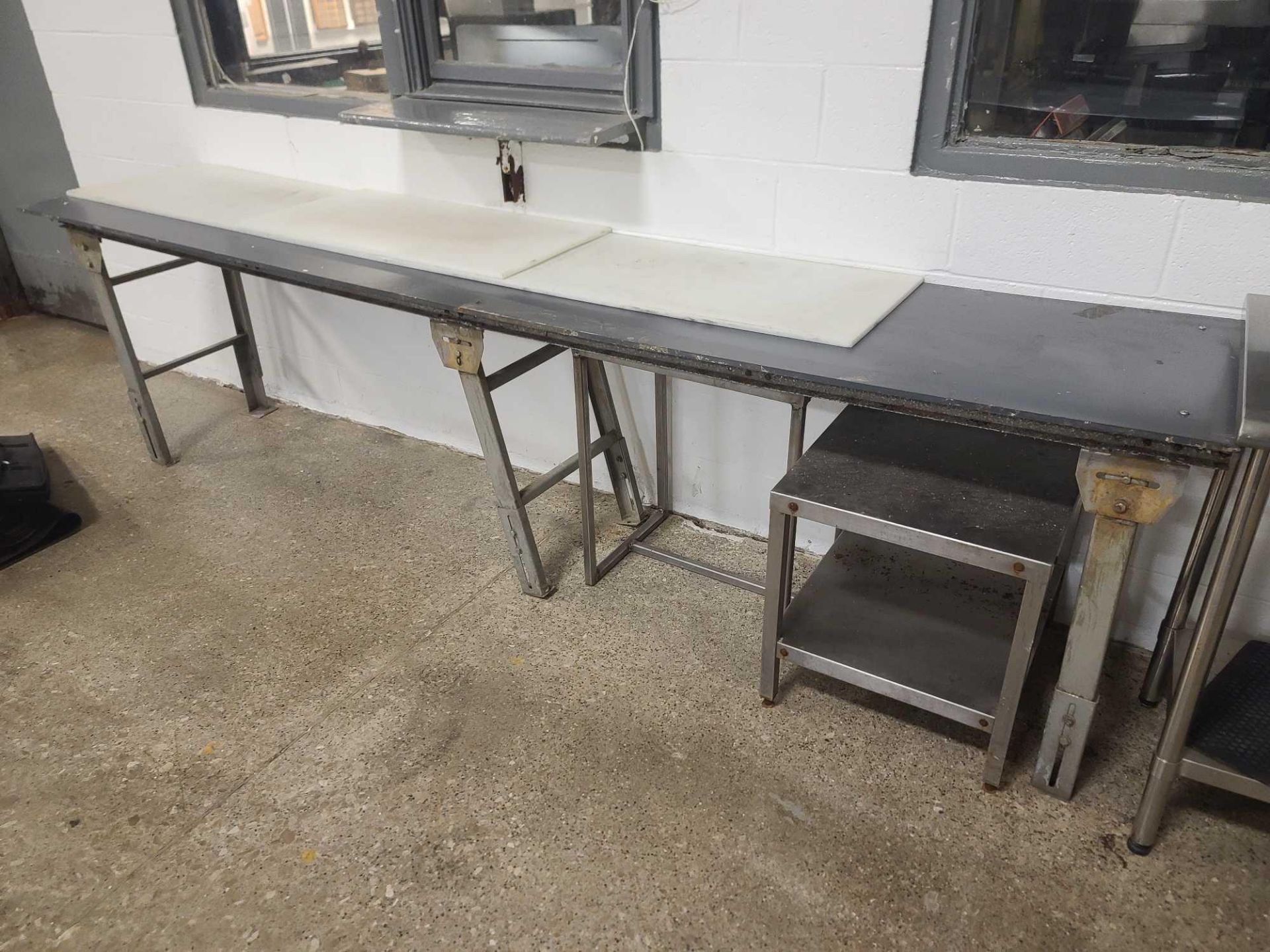 Five Stainless Steel Tables - Image 10 of 11