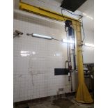 Swing Arm Crane With 2 Ton Hoist