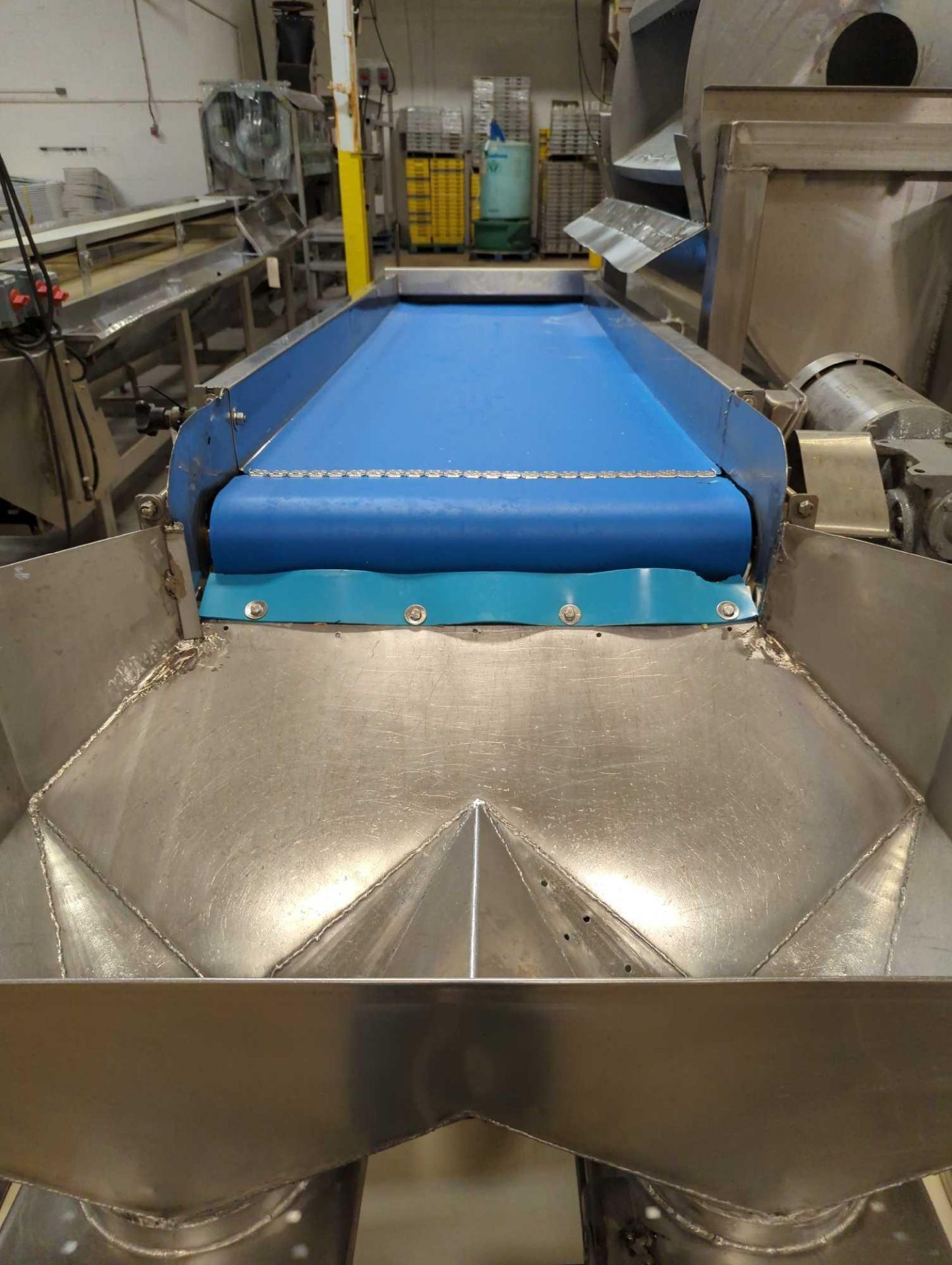 Sanitary Blue Belt Conveyor - Image 5 of 11