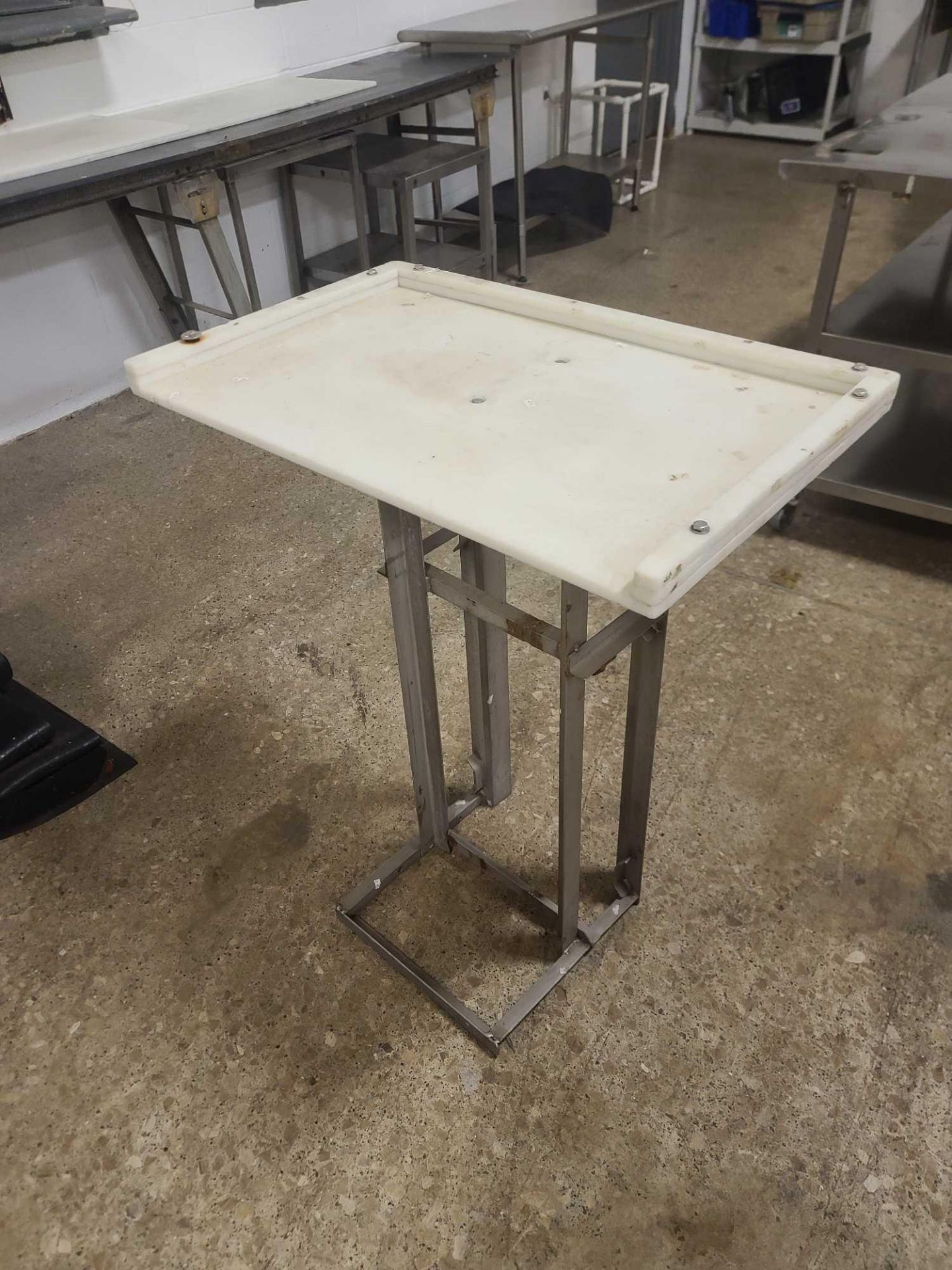 Five Stainless Steel Tables - Image 7 of 11