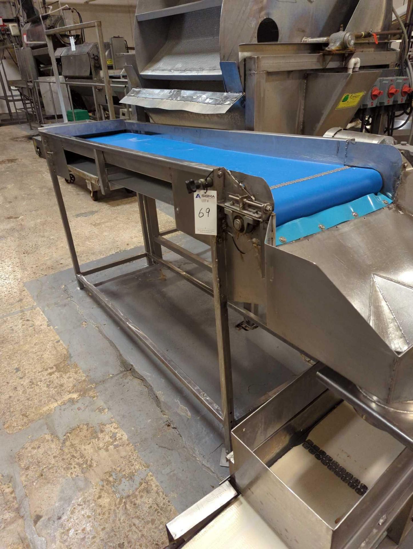 Sanitary Blue Belt Conveyor - Image 10 of 11