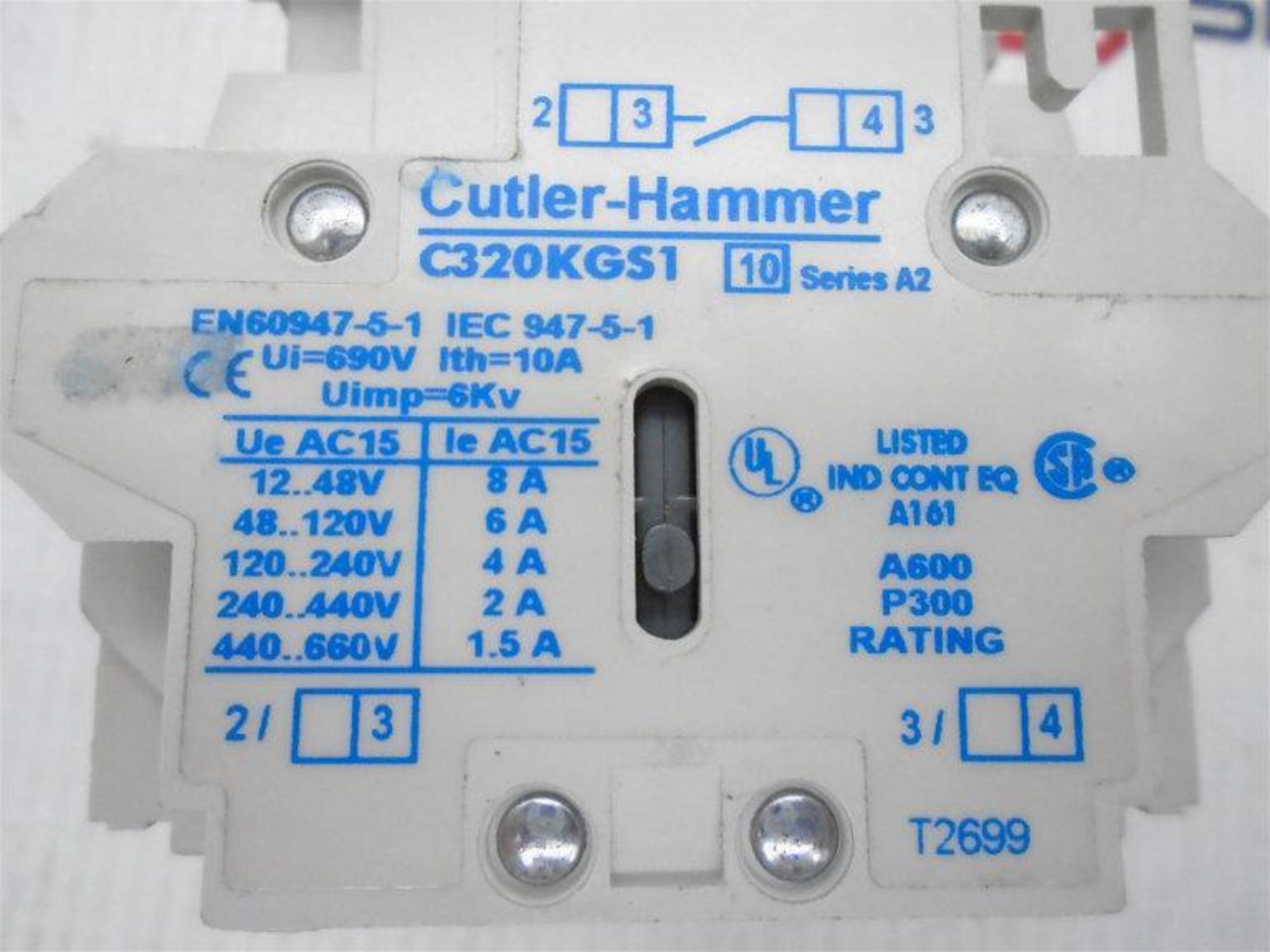 CUTLER-HAMMER AN16BN0 CONTACTOR - Image 3 of 5