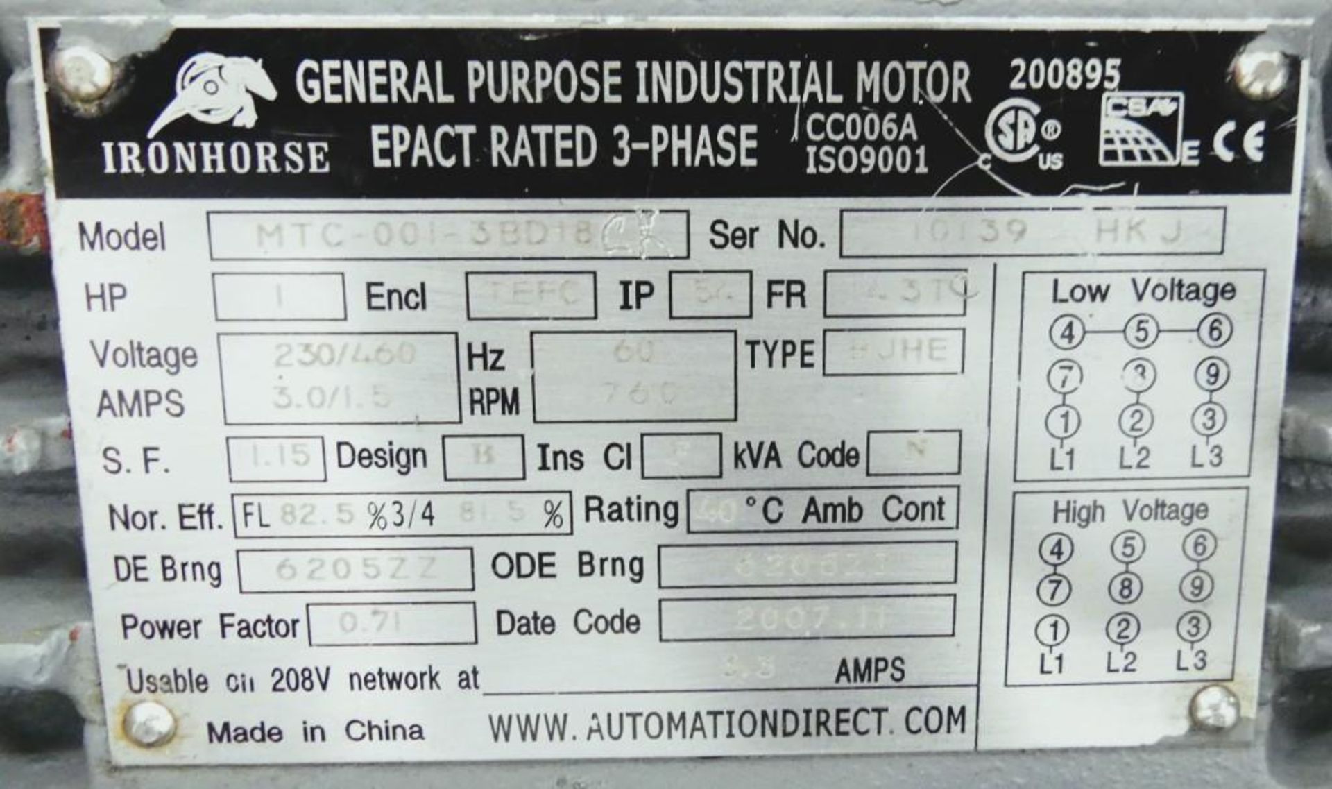 Grinder with Ultramite Gear Drive and an Ironhorse Motor - Image 9 of 15