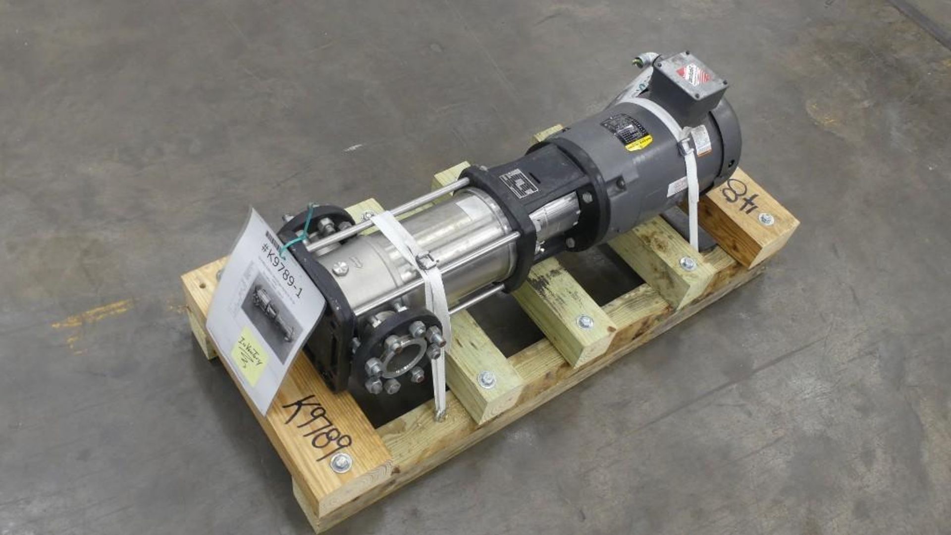 Grundfos CRN15 Centrifugal Pump w 10 hp motor