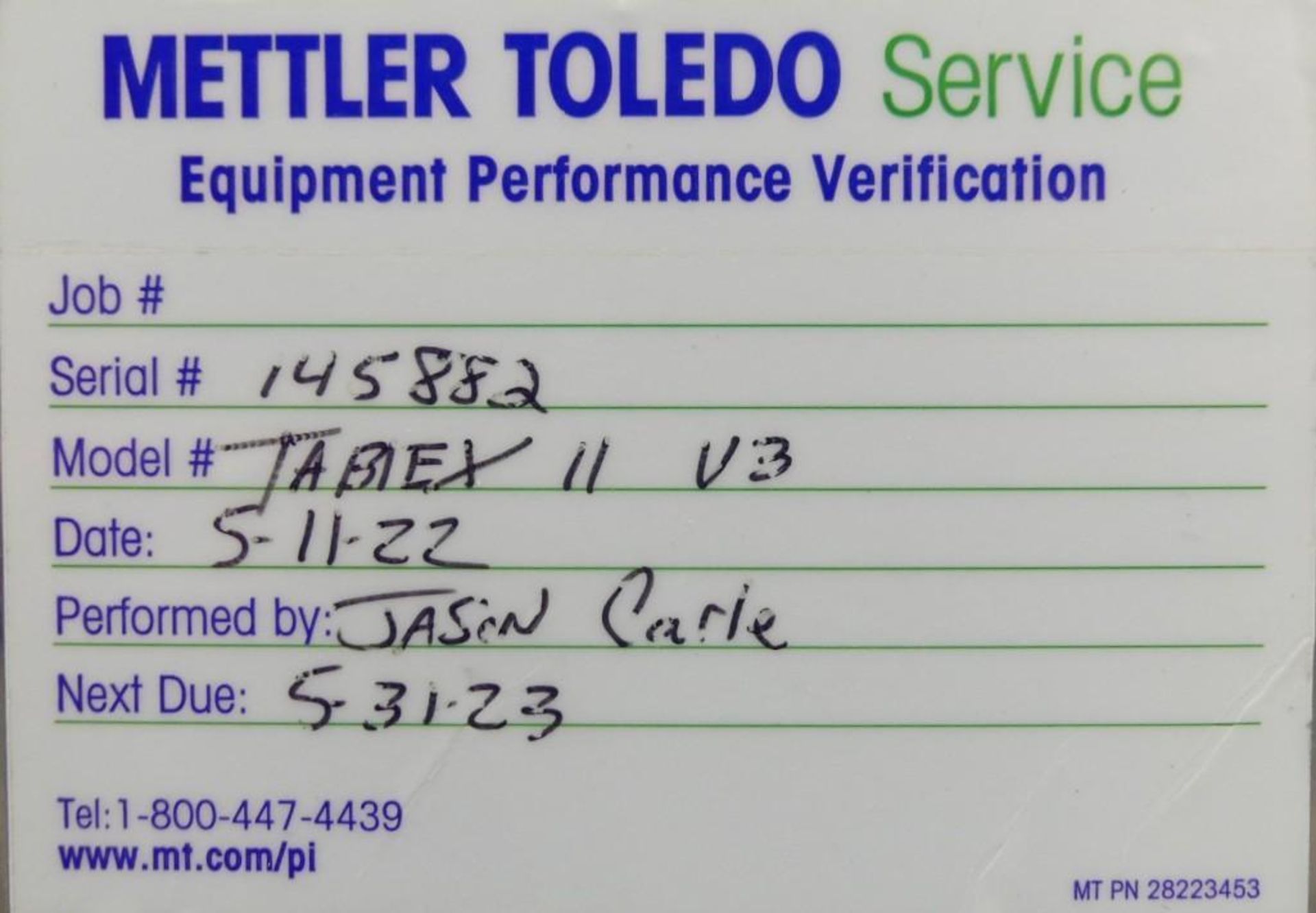 2022 Mettler-Toledo Tablex II V3 Stainless Steel Gravity Fed Metal Detector - Image 12 of 14