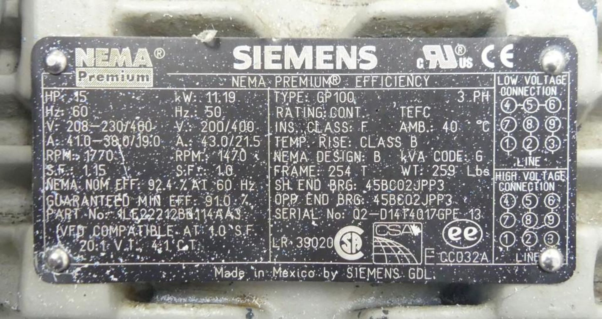 Smoot 56U-RAI Rotary Lobe Blower - Image 9 of 17