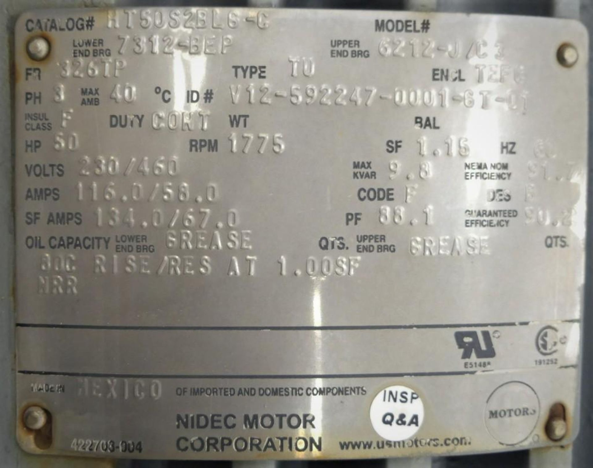 50 Horsepower Nidec Motor - Image 26 of 26