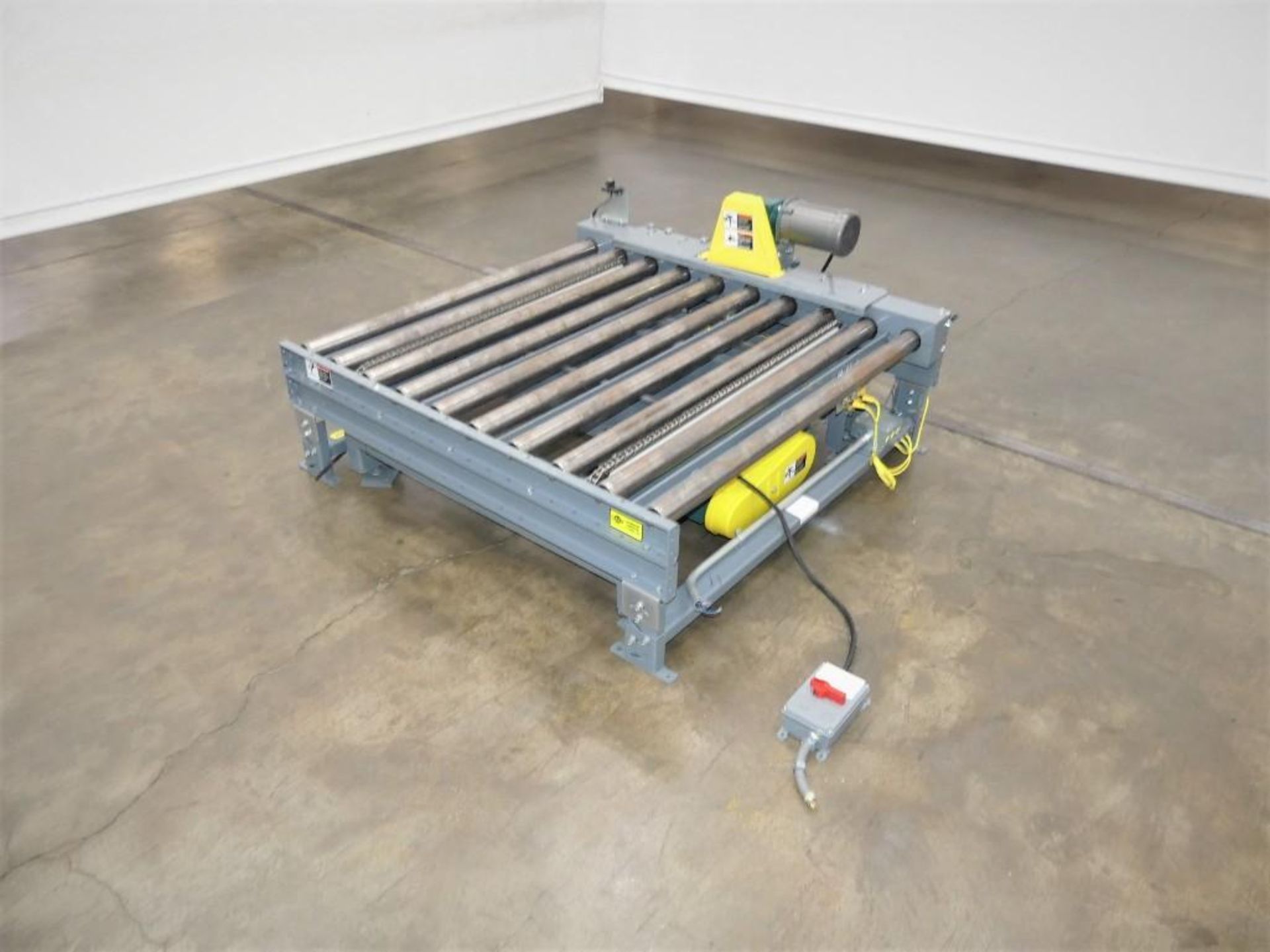 60"L x 63"W Chain Driven Roller Conveyor - Image 5 of 19