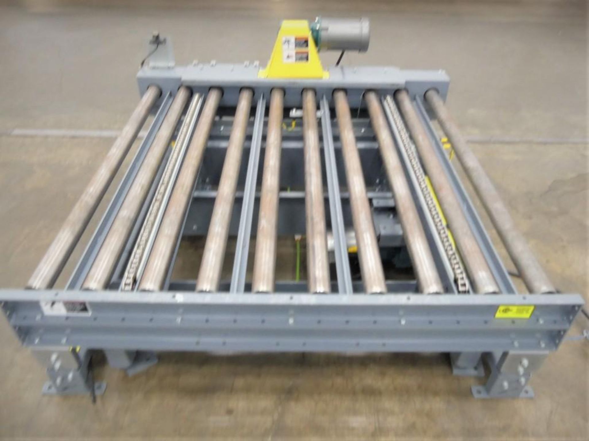 60"L x 63"W Chain Driven Roller Conveyor - Image 10 of 19