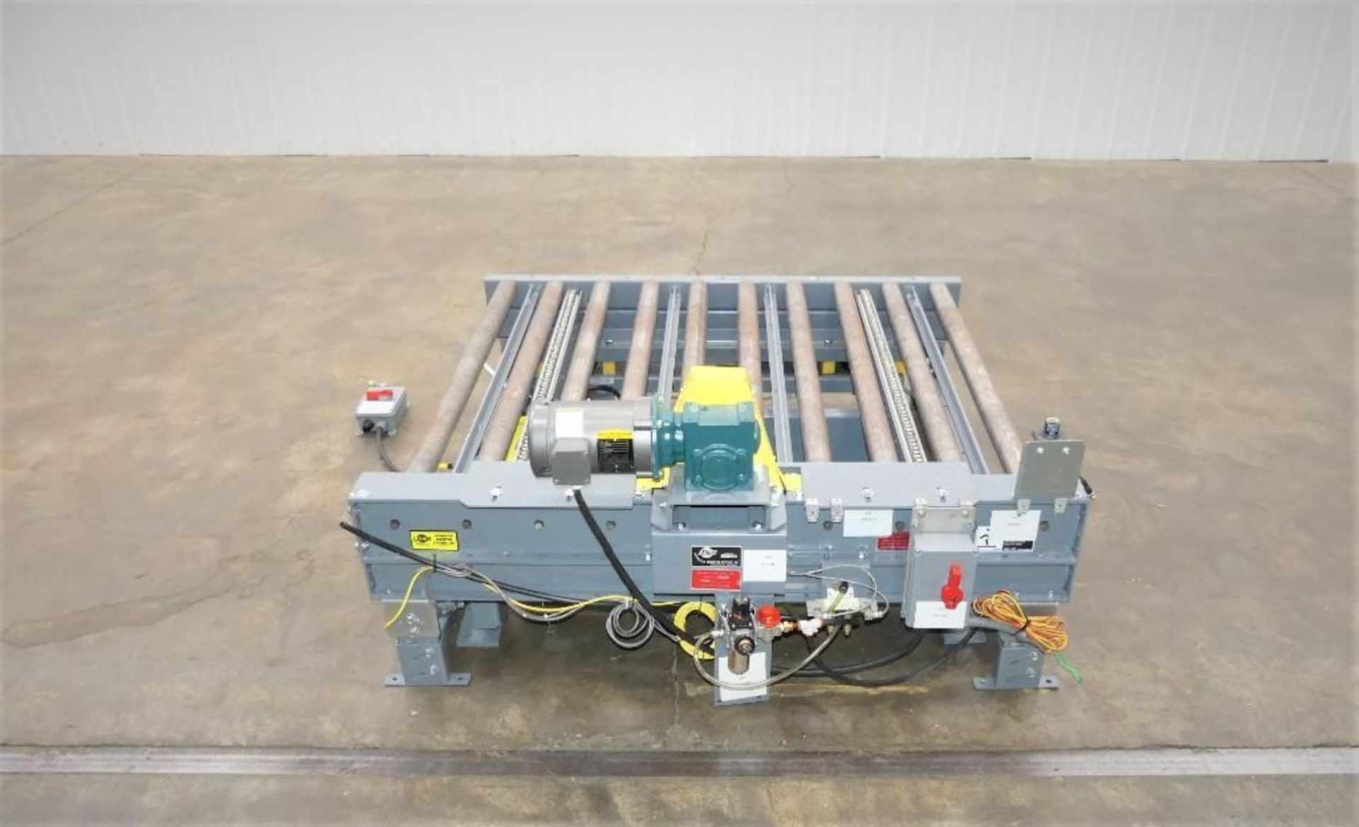 60"L x 63"W Chain Driven Roller Conveyor - Image 2 of 19