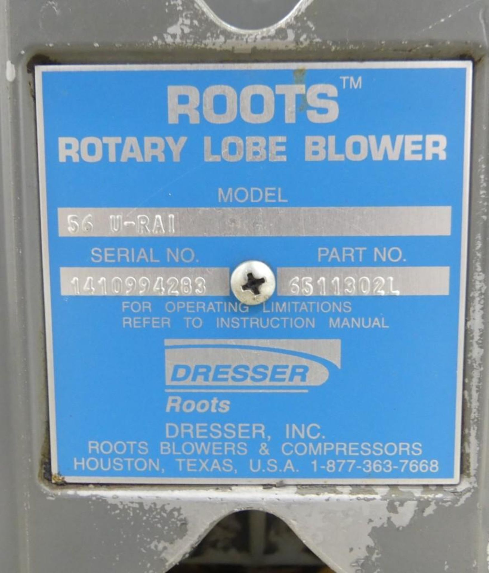 Smoot 56U-RAI Rotary Lobe Blower - Image 12 of 17