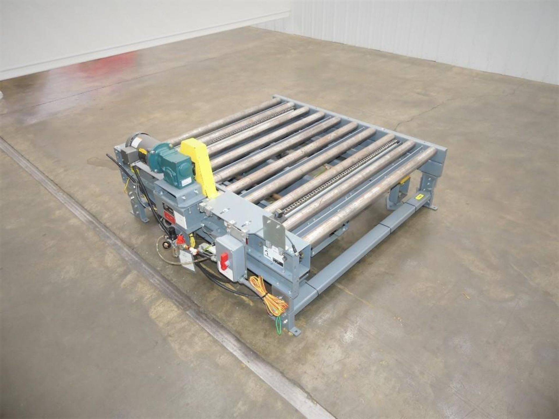 60"L x 63"W Chain Driven Roller Conveyor - Image 4 of 19