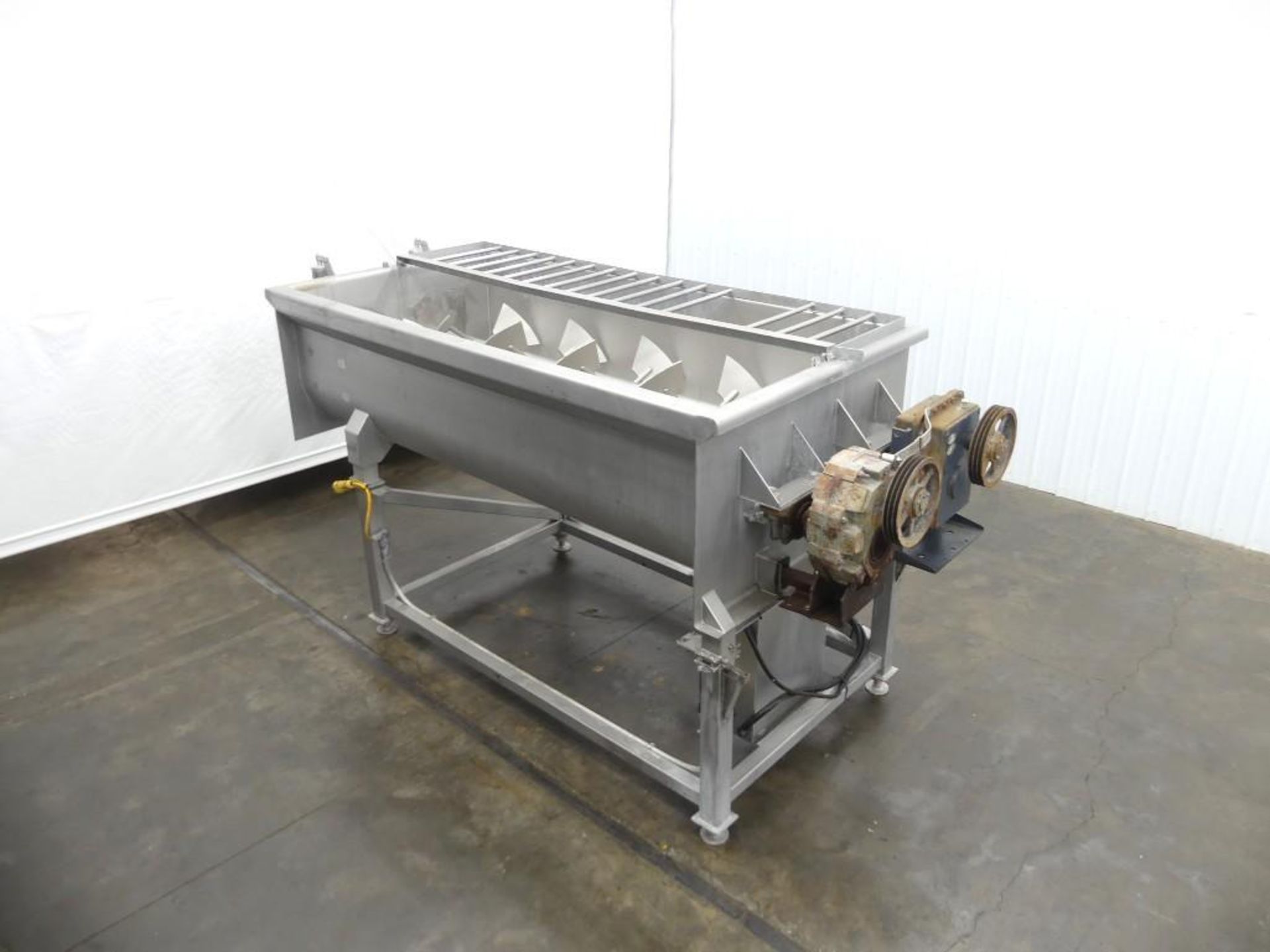 AMFEC 510 Dual Shaft Stainless Steel 6,000 Lbs Paddle Mixer - Image 3 of 19