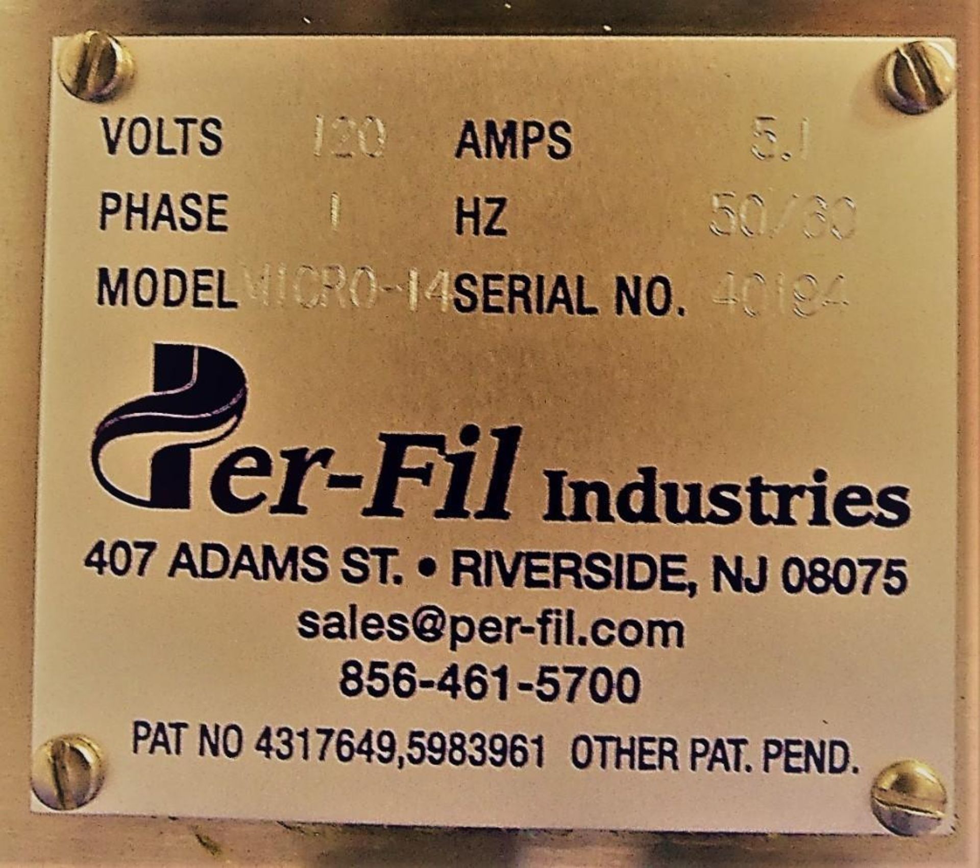Per-Fil Industries Micro 14 Auger Filler - Image 13 of 14
