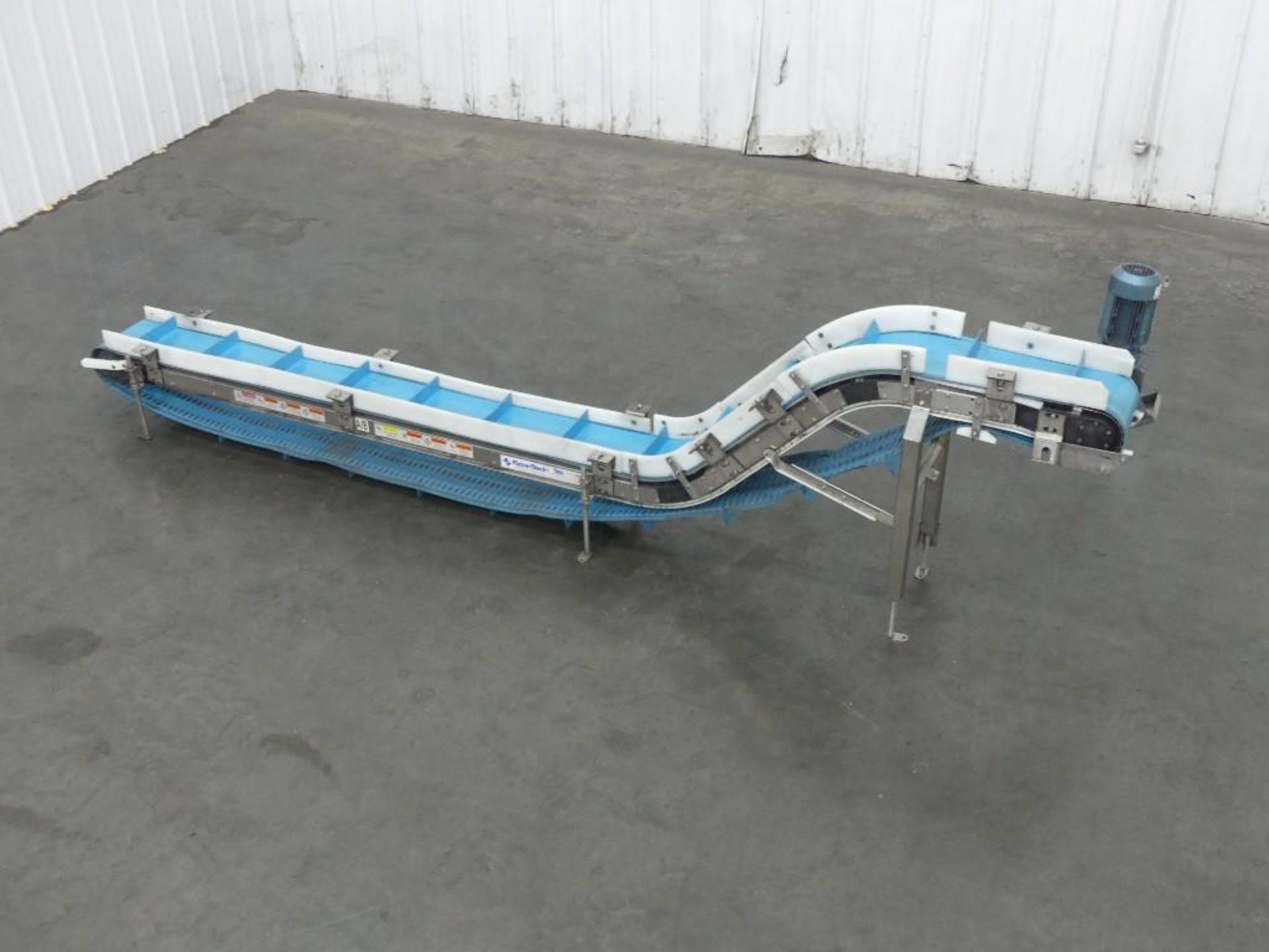 Span Tech MultiSpan 9" W Cleated Incline Conveyor - Image 4 of 6