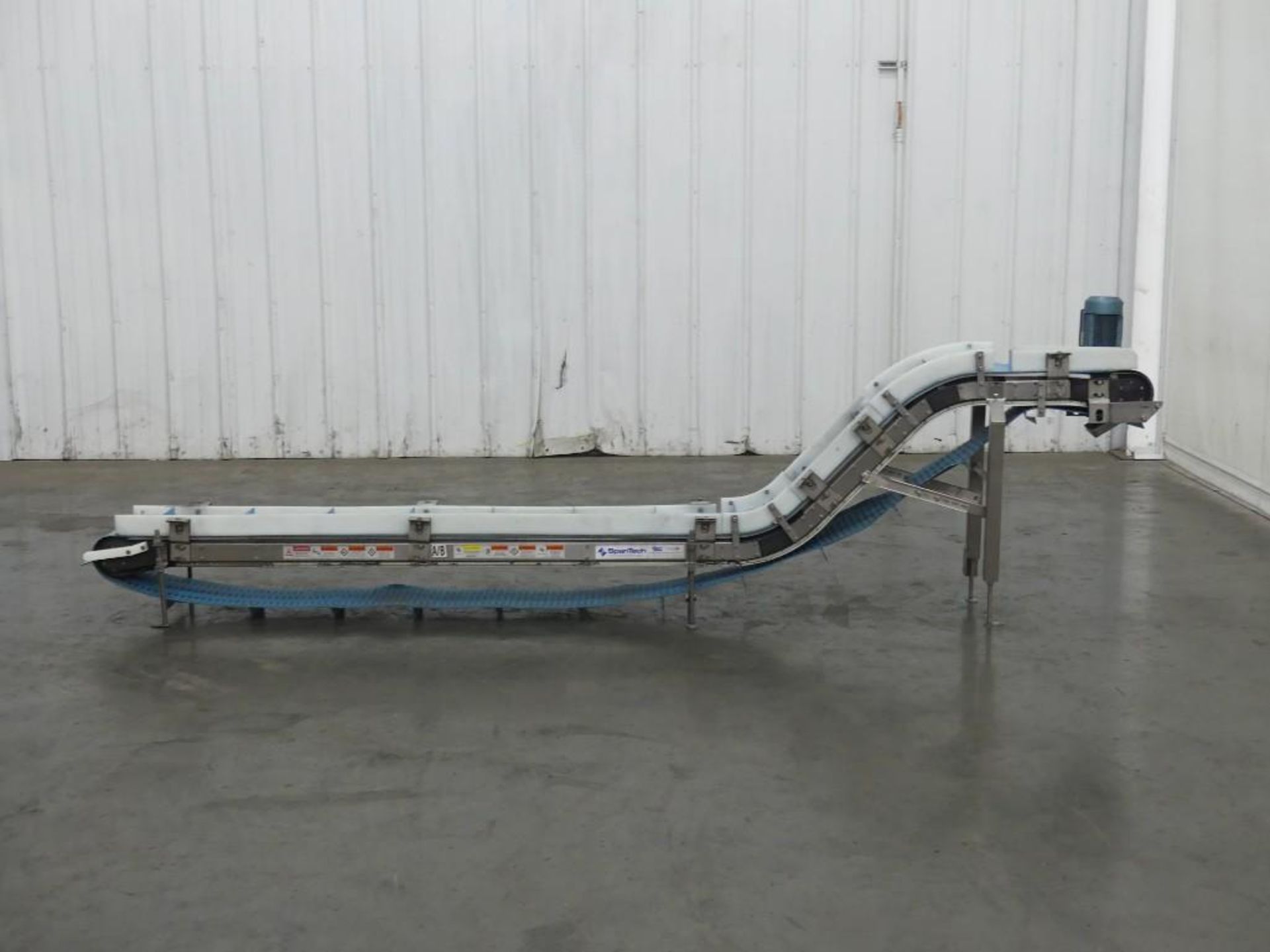 Span Tech MultiSpan 9" W Cleated Incline Conveyor