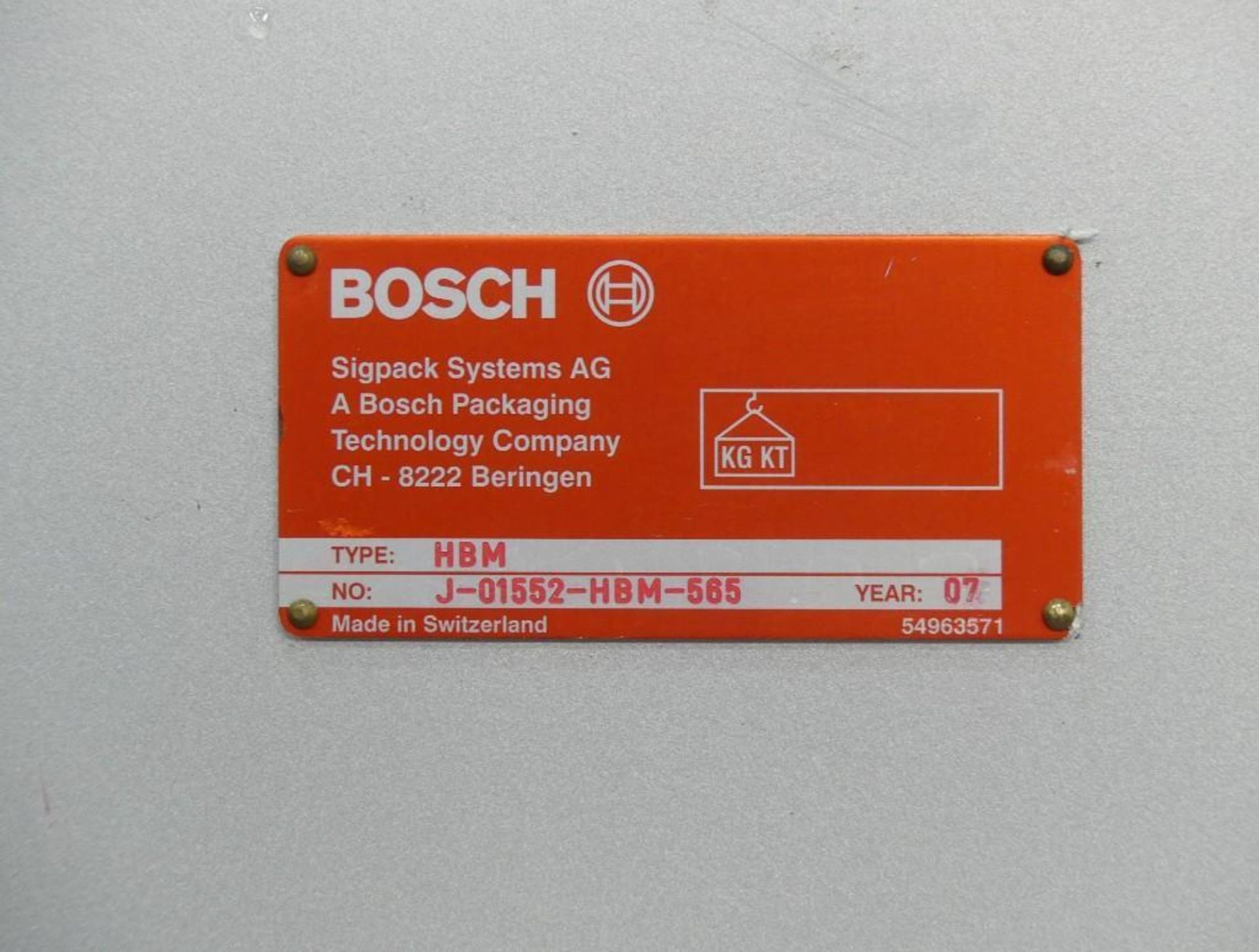 Bosch Sigpack HBM Flow Wrapper Print Registered - Image 20 of 27