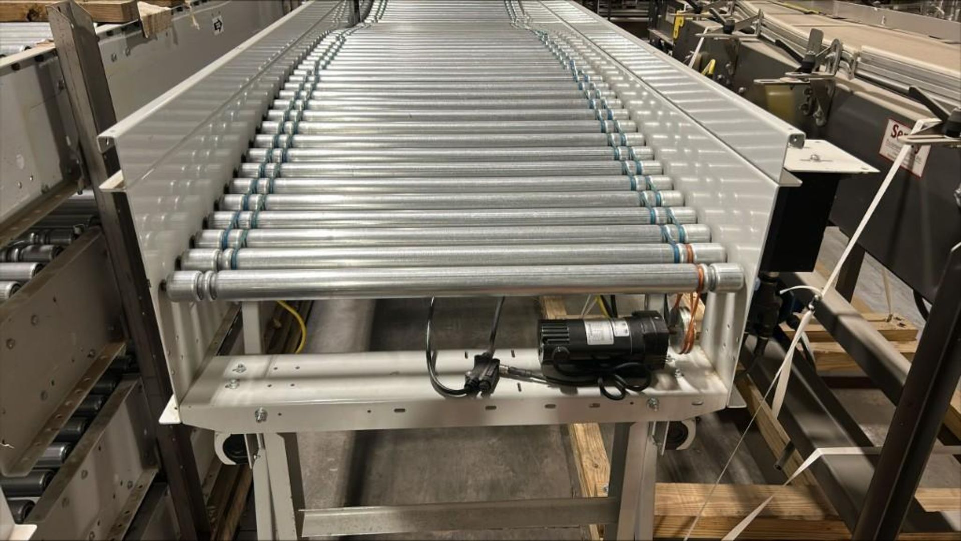 Powered Arch Roller Band Conveyor 10'L x 36" W - Image 3 of 3