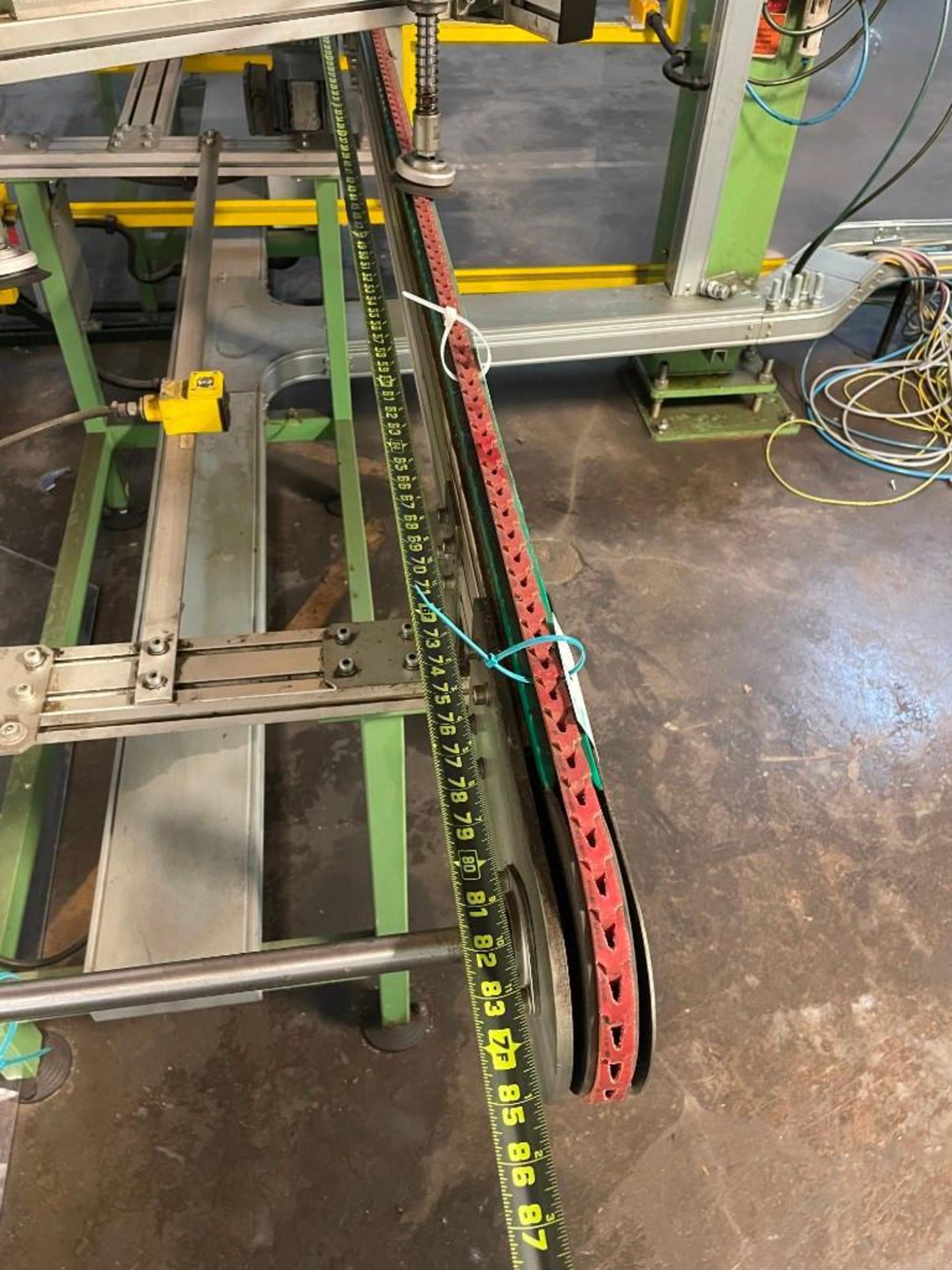 Band Conveyor Steel Frame w/ Sensors 84" L x 28" W - Image 3 of 6