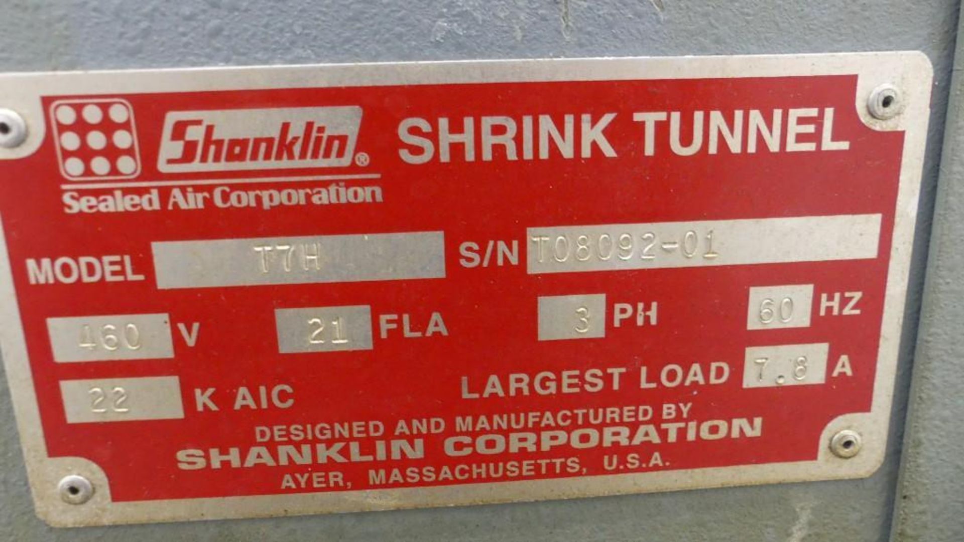 Shanklin T7H Heat Shrink Tunnel 12"T x 24"W - Image 25 of 27