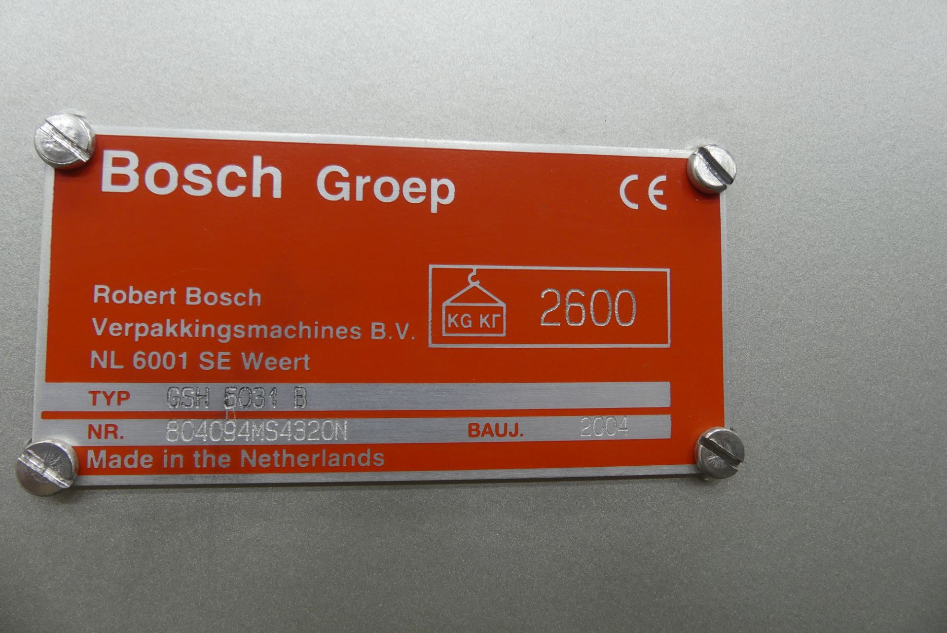 Bosch GSH 5031B Pick and Place Case Packer - Image 35 of 75