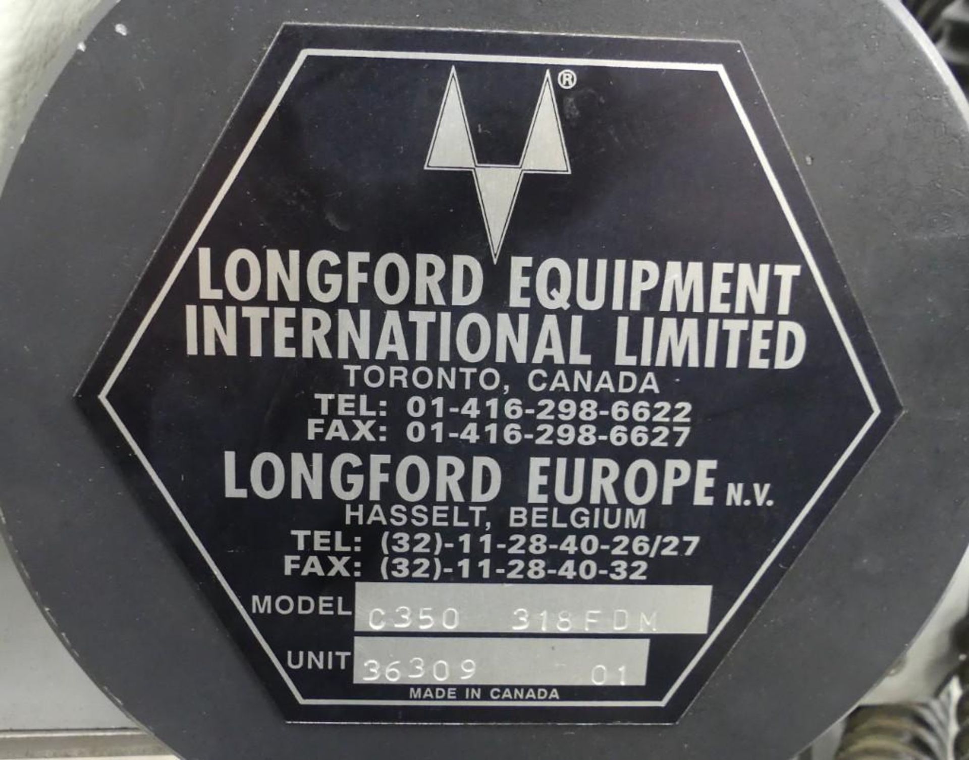 Longford International C350 318FDM Friction Feeder - Image 10 of 10