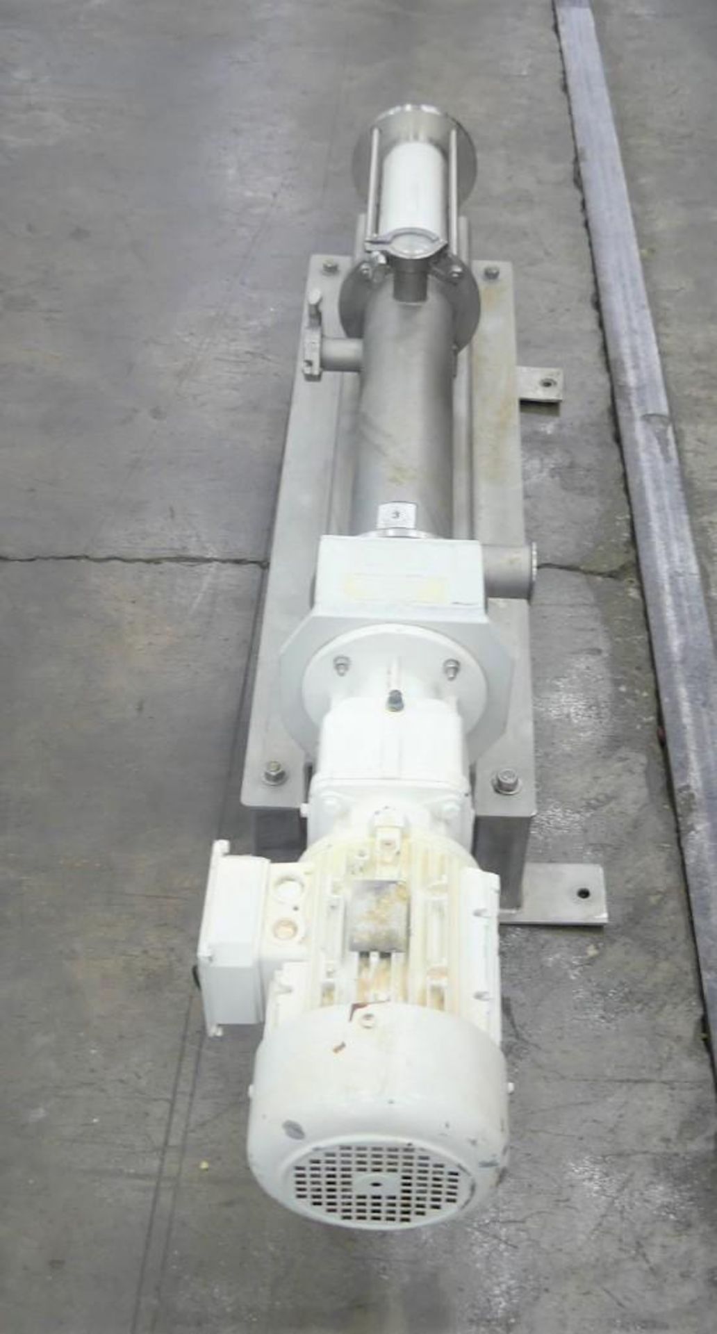 Stainless Steel Seepex Pump Mounted on Skid - Image 2 of 3
