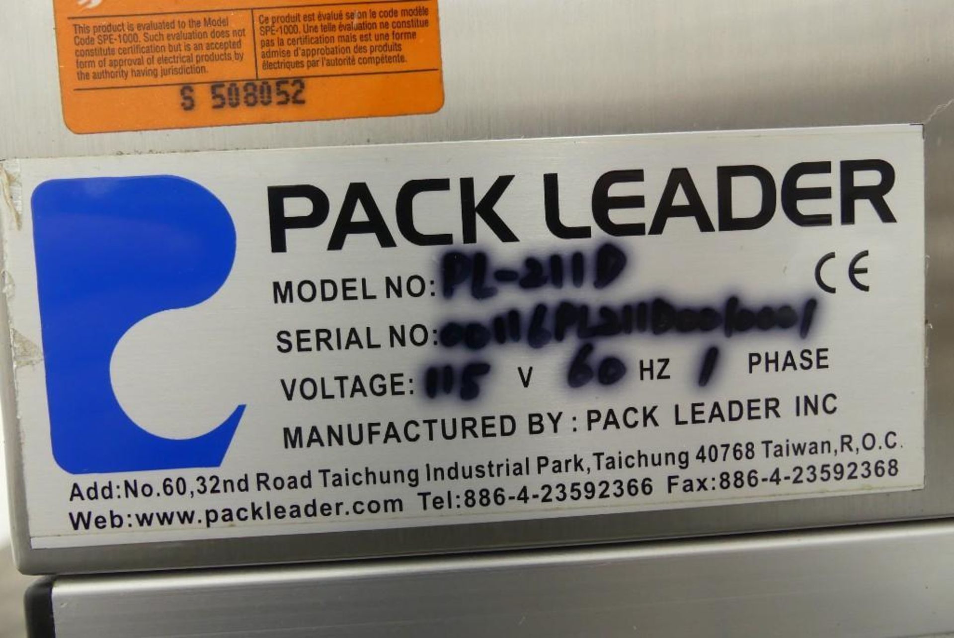 Pack Leader Inline Automatic PL-211D Spot Labeler - Image 31 of 32