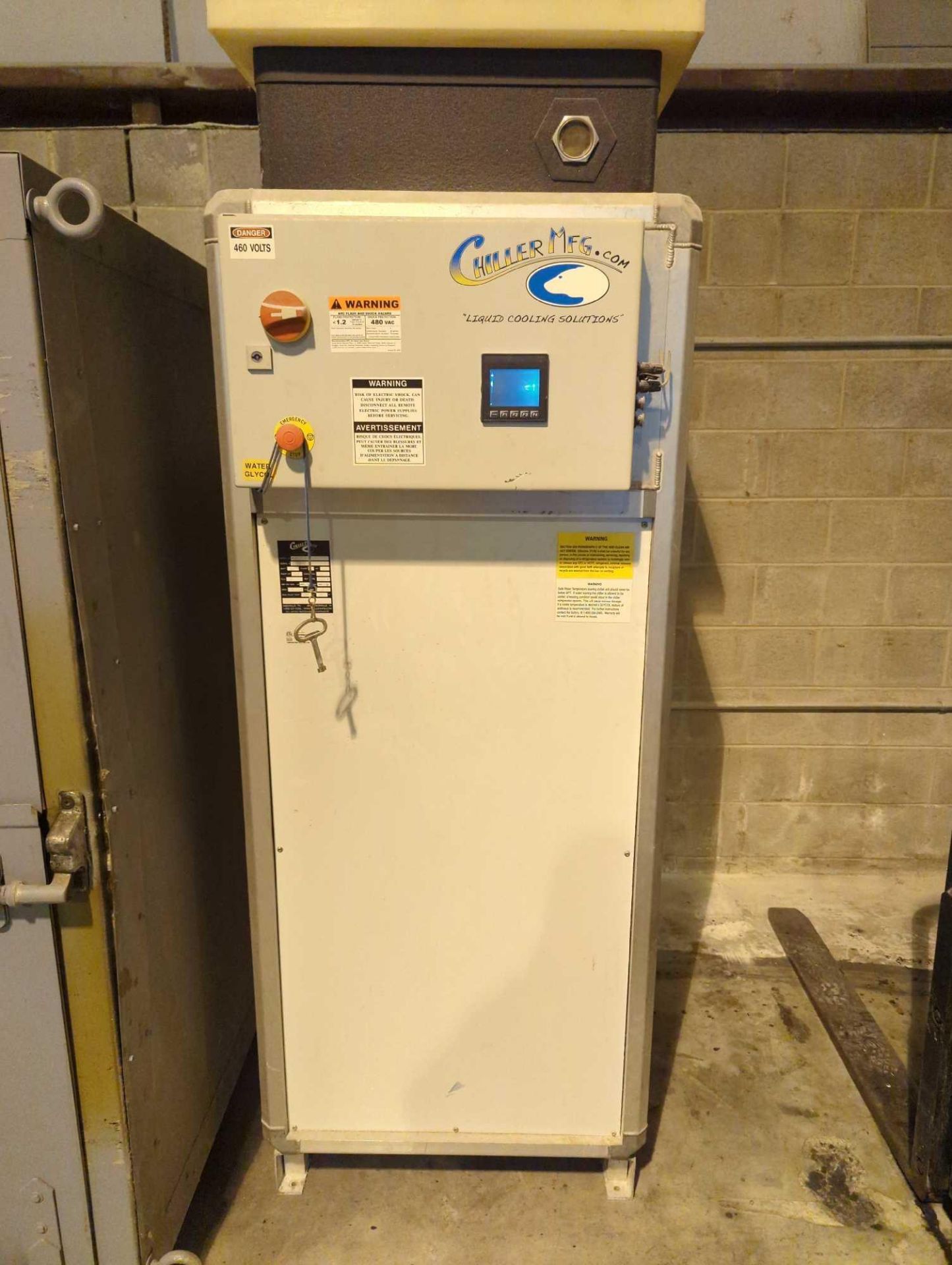 Chiller Mfg. Co. 10 Ton Water / Glycol Cooled Chiller