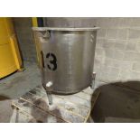 150 Gallon Single Wall Stainless Steel Tank