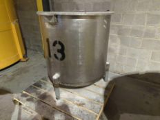 150 Gallon Single Wall Stainless Steel Tank