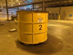 950 Gallon Single Wall Stainless Steel Flat Bottom Tank with 2