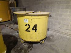 250 Gallon Single Wall Stainless Steel Flat bottom tank with 2