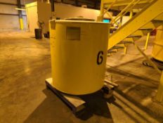 330 Gallon Tote Style Stainless Steel Tank with 2