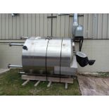 2000 Gallon Single Wall Stainless Steel Tank With Agitation