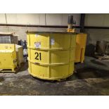 1300 Gallon Single Wall Stainless Steel Flat Bottom Tank with 2" Outlet