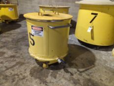 125 Gallon Single Wall Stainless Steel Flat Bottom Tank with 2