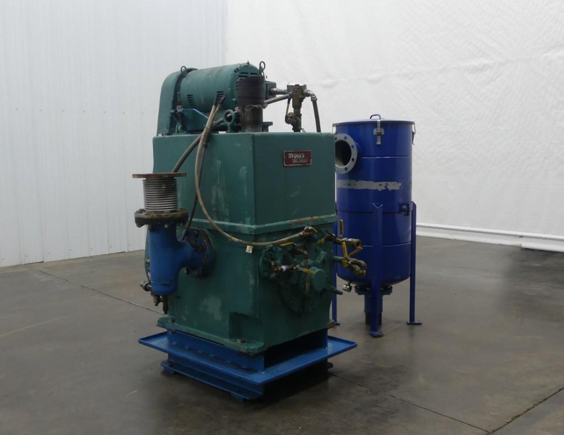 Stokes Vacuum Pump with 15 Horsepower Baldor Motor - Image 7 of 40