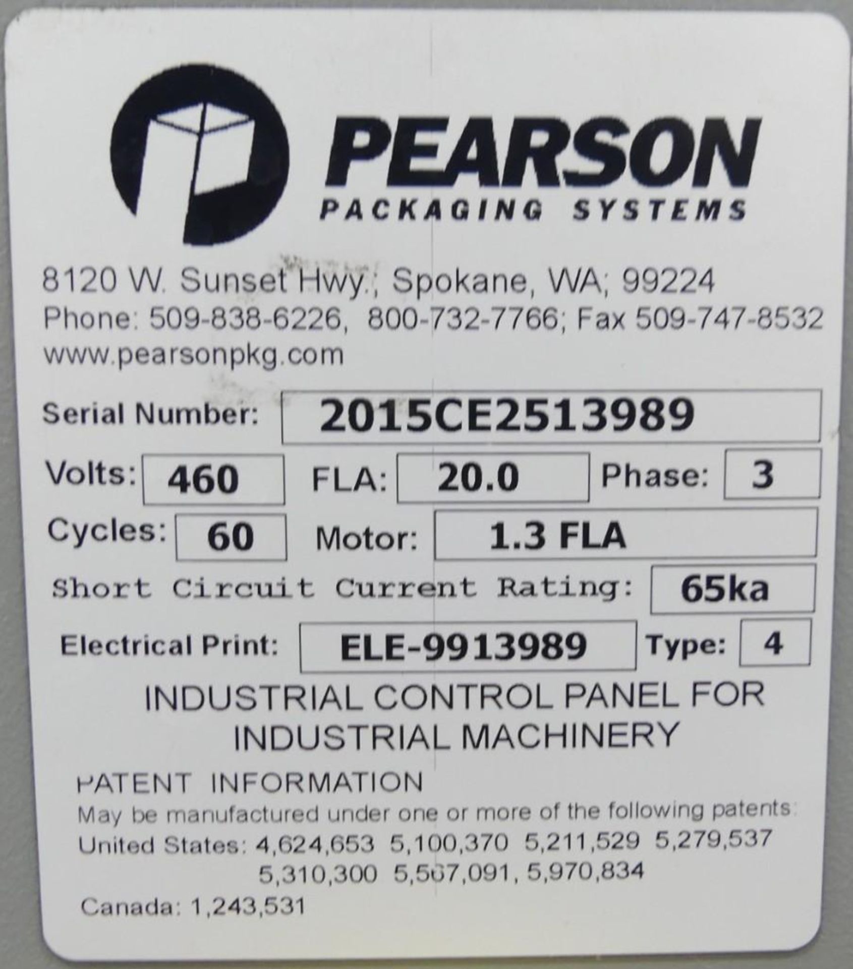 Pearson CE25 Automatic Bottom Glue Case Erector - Image 42 of 43