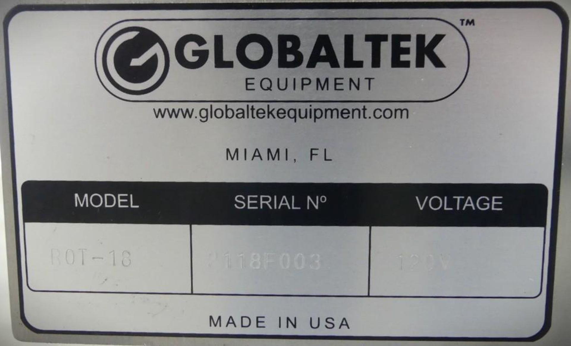 GlobalTek ROT-18 Stainless Steel 18 Inch Diameter Transfer Rotary Turn Table - Image 7 of 7