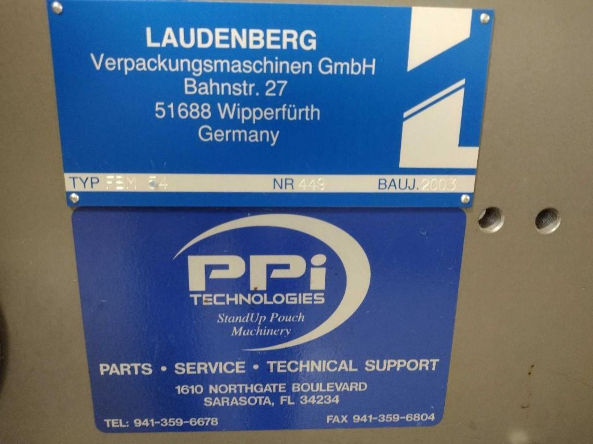 Laudenberg FBM54 Stainless Steel Liquid Horizontal FFS - Image 19 of 21