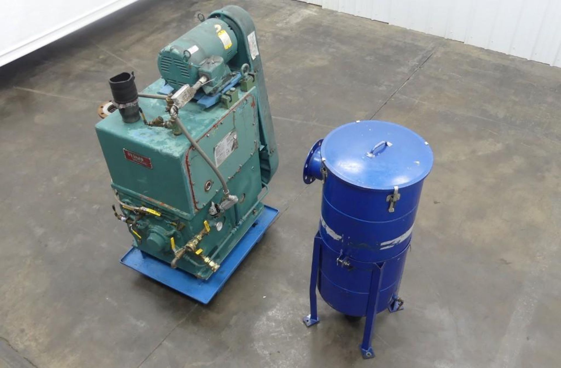 Stokes Vacuum Pump with 15 Horsepower Baldor Motor - Image 10 of 40